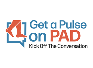 The logo for the Get a Pulse on PAD campaign