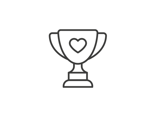 helping hearts award icon