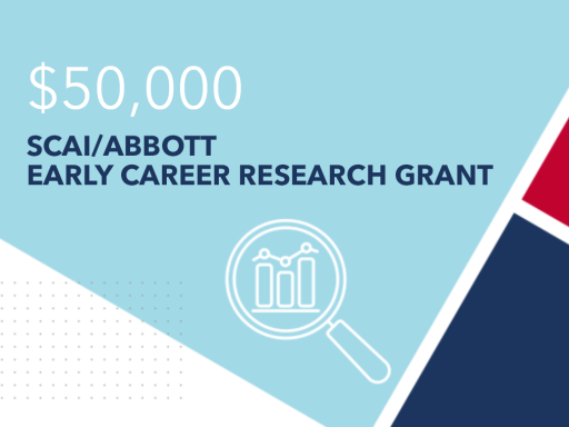 $50,000 SCAI/Abbott Early Career Research Grant